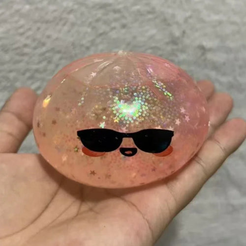 Glitter Squishy Dumpling Official Colorful Simulation