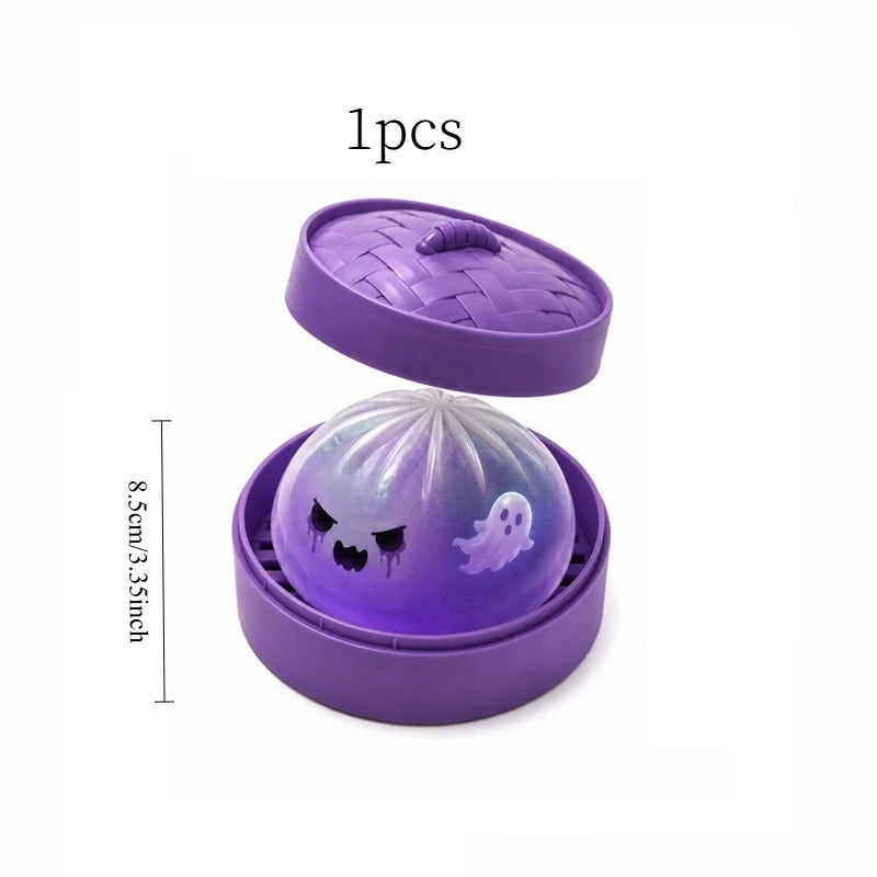 Glitter Squishy Dumplings Official Halloween Ghost