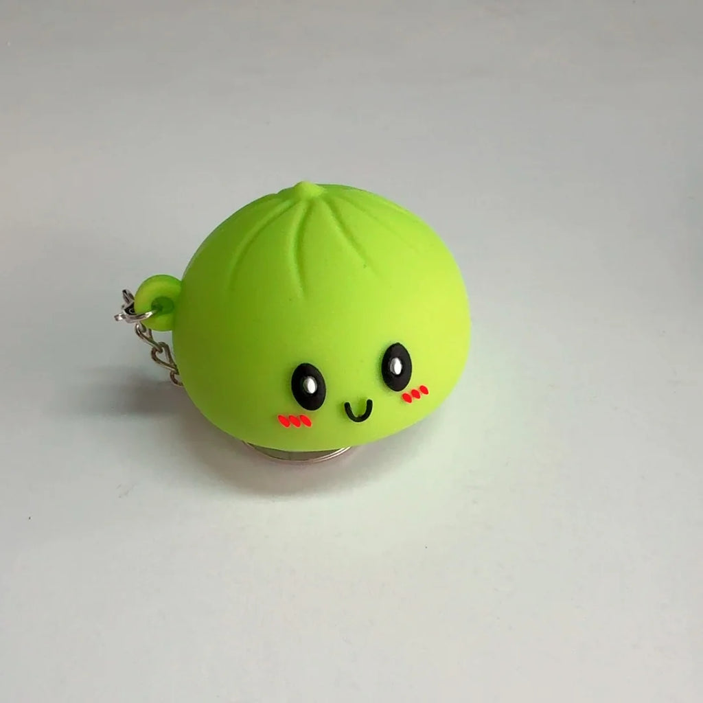 Squishy Dumpling LED | Kawaii Stress Relief Toy & Keychain