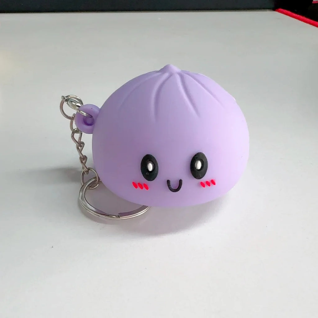 Squishy Dumpling LED | Kawaii Stress Relief Toy & Keychain
